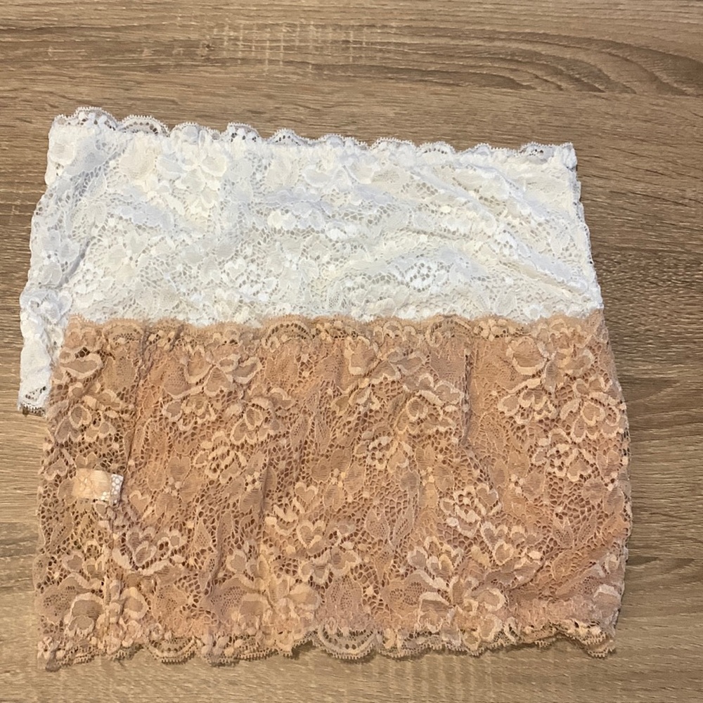 Lace Bandeau Strapless Bras